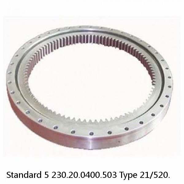 230.20.0400.503 Type 21/520. Standard 5 Slewing Ring Bearings