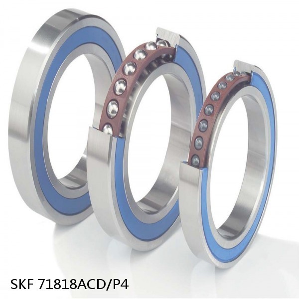 71818ACD/P4 SKF Super Precision,Super Precision Bearings,Super Precision Angular Contact,71800 Series,25 Degree Contact Angle